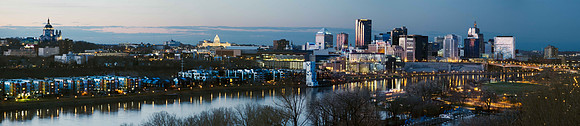 Saint Paul, MN; View from the High Bridge (2020)