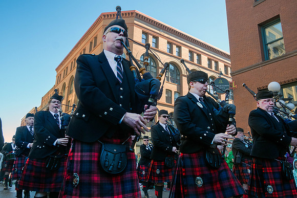 Saint Patrick's Day Parade; St. Paul, MN USA (2018)