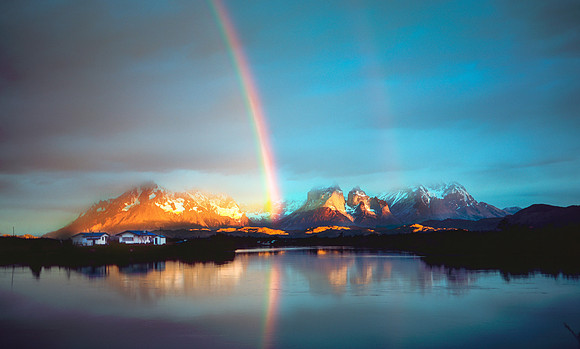 New Years Day Rainbow, Torres del Paine National Park, Chile (2005)